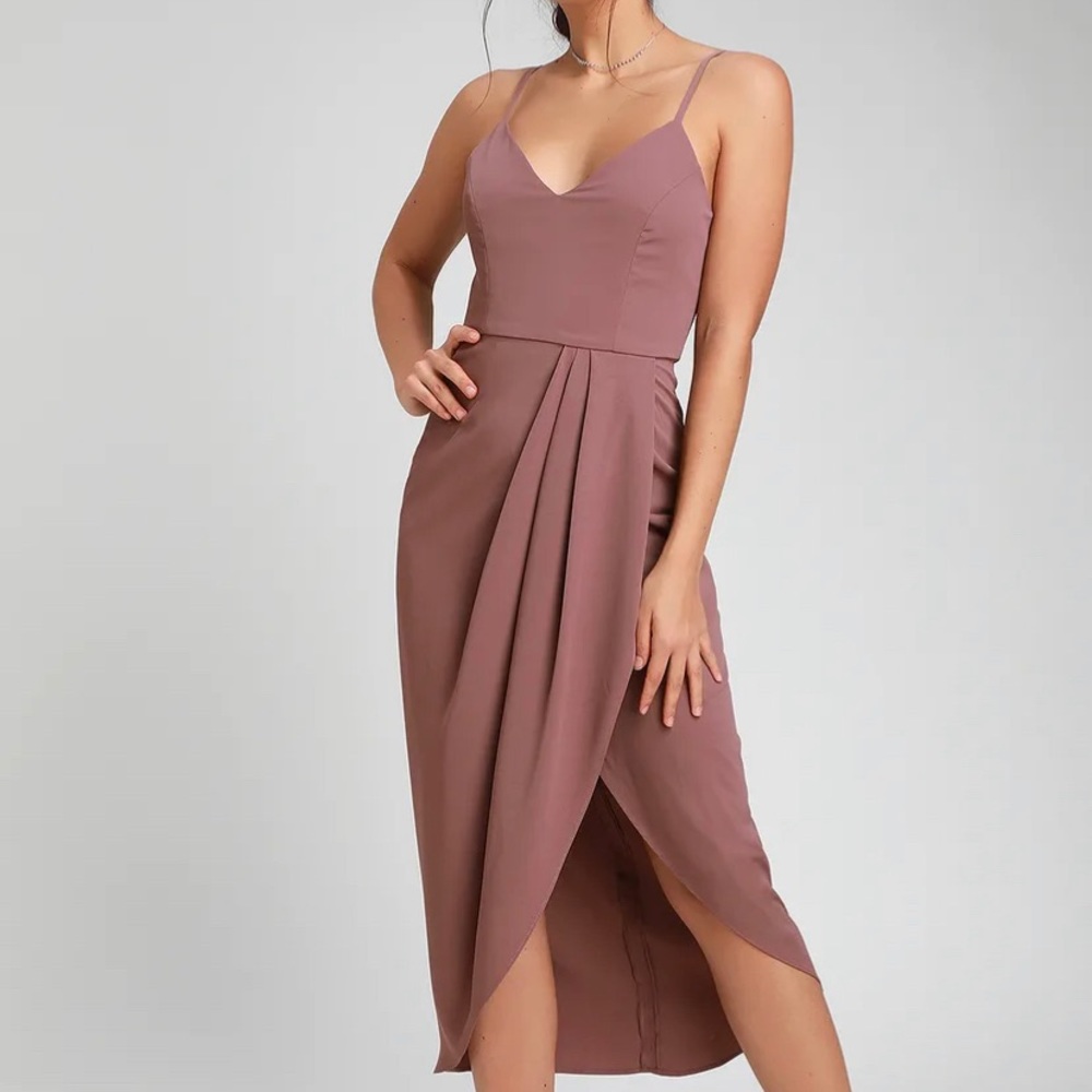 LULUs Purple Tulip Dress